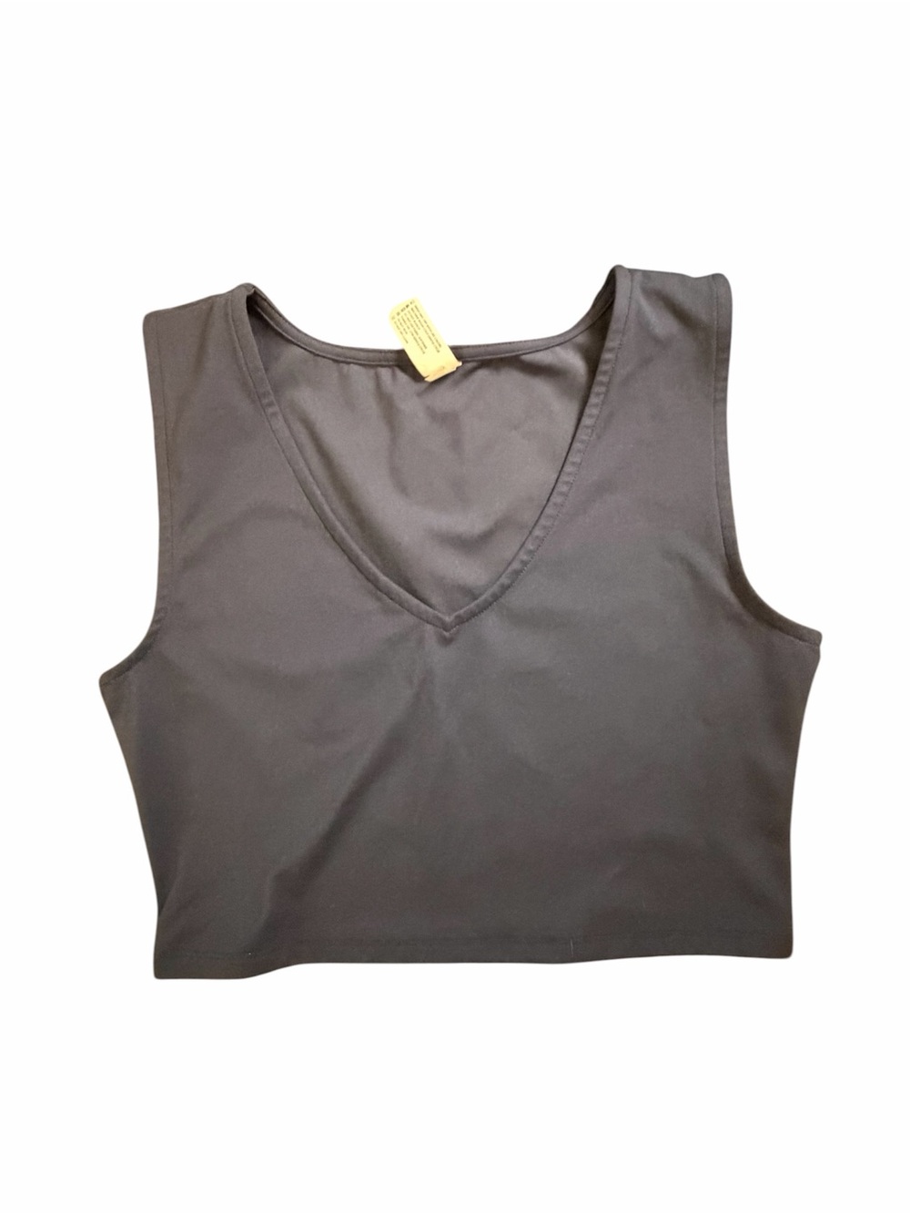 Yogalicious - NAVY blue V-Neck muscle Tank Top - size M
